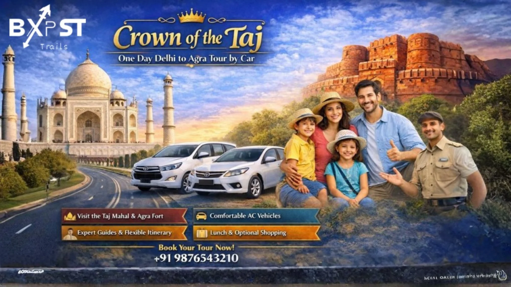 Delhi to Agra tour package by car