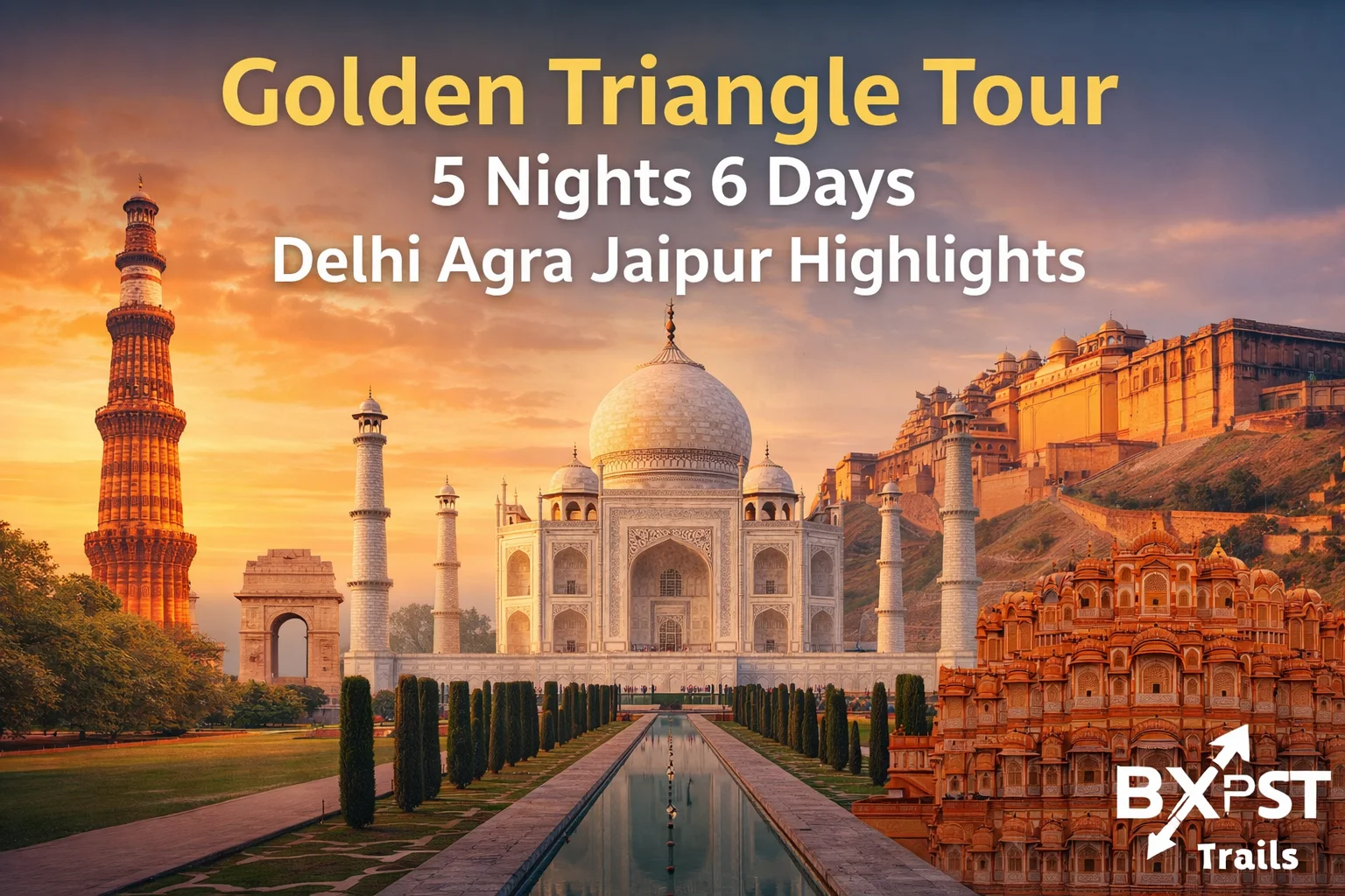 golden triangle tour 5 nights 6 days